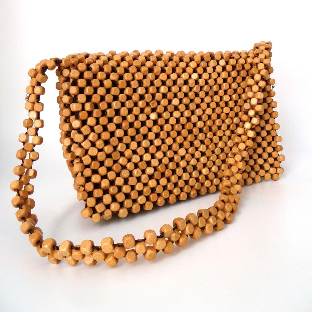 the sak Elliot Luca Wooden Bead Shoulder Purse